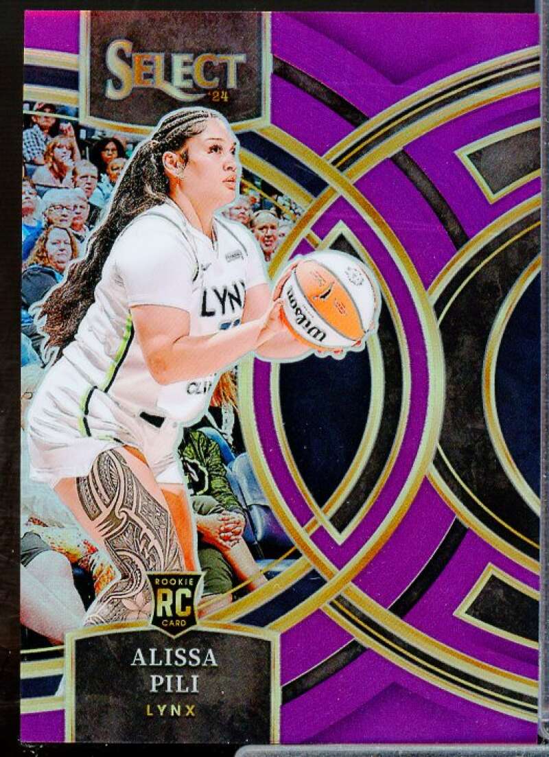 Alissa Pili Rookie Card 2024 Select WNBA Purple Prizms #170  Image 1