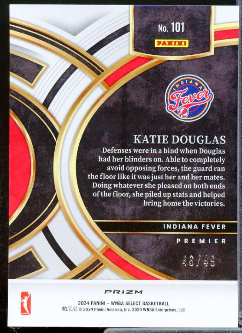 Katie Douglas Card 2024 Select WNBA Bronze Checker Prizms #101  Image 2