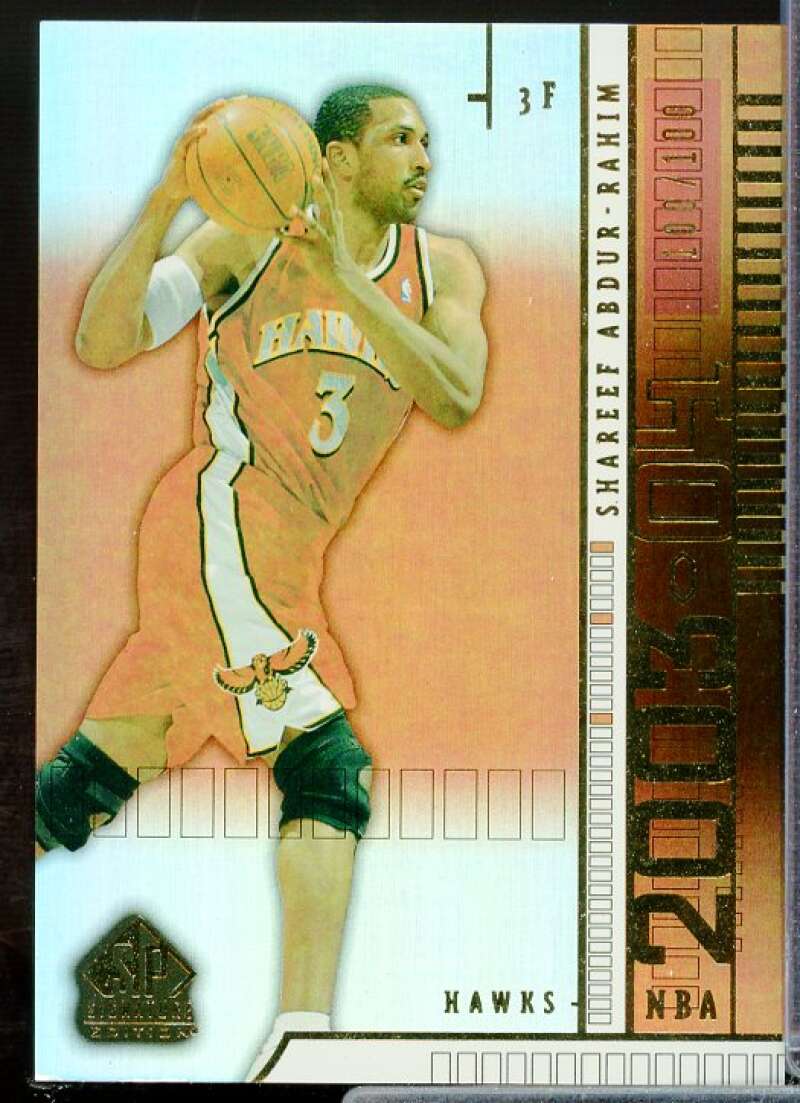 Shareef Abdur-Rahim Card 2003-04 SP Signature Edition Gold #1  Image 1