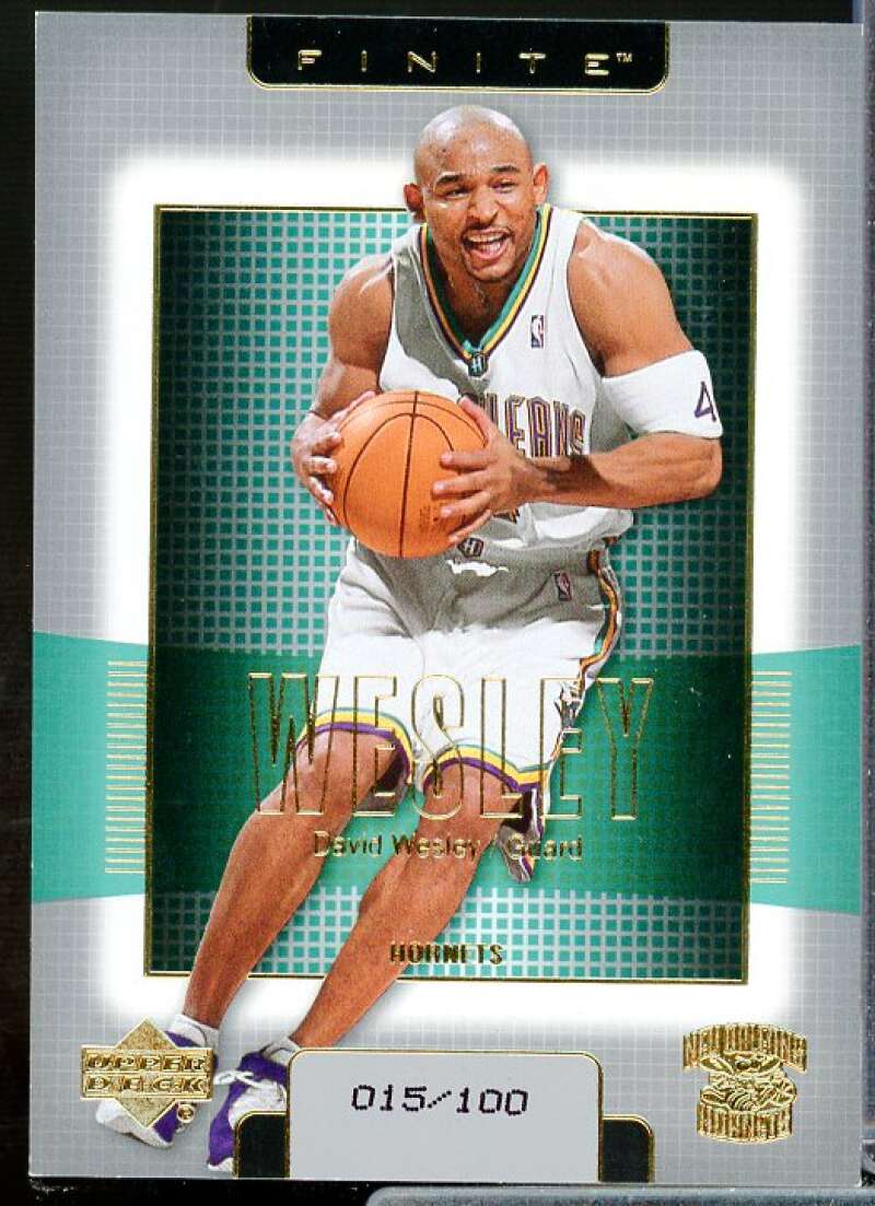David Wesley Card 2003-04 Upper Deck Finite Gold #122  Image 1