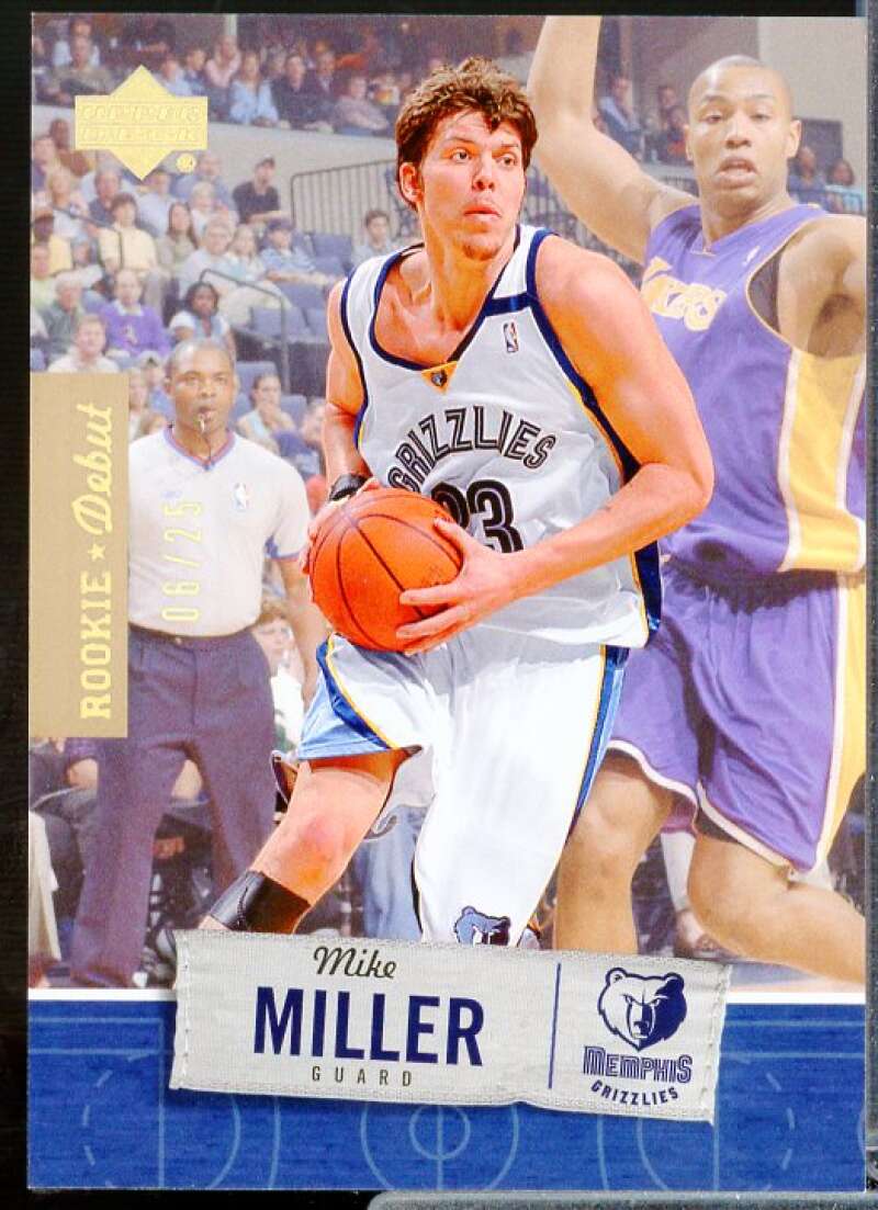 Mike Miller Card 2005-06 Upper Deck Rookie Debut Spectrum #44  Image 1