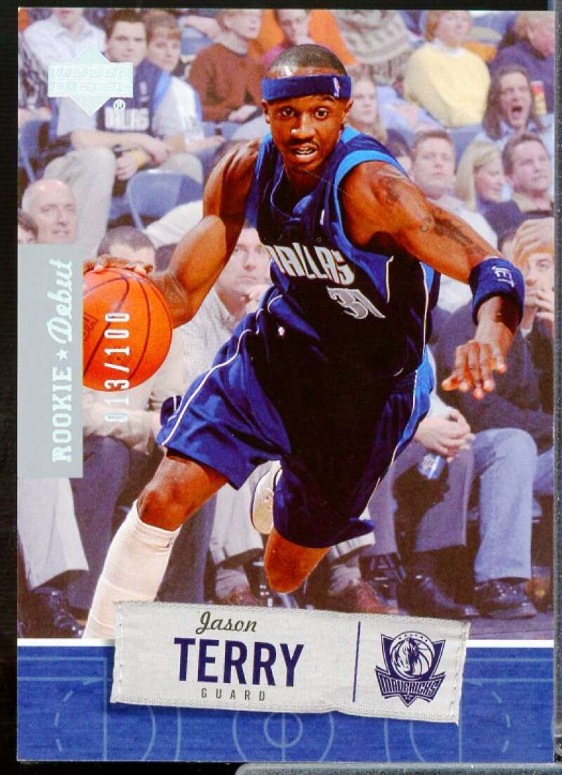 Jason Terry Card 2005-06 Upper Deck Rookie Debut Silver #18  Image 1