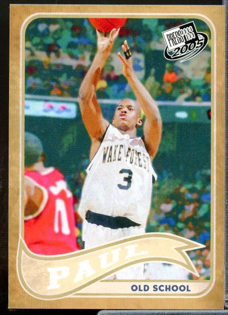Chris Paul Rookie Card 2005 Press Pass Old School #15  Image 1