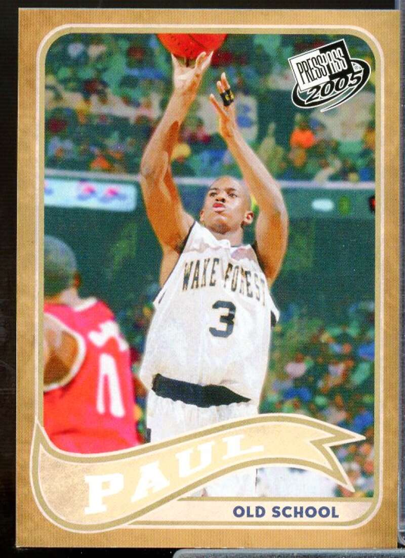 Chris Paul Rookie Card 2005 Press Pass Old School #15  Image 1