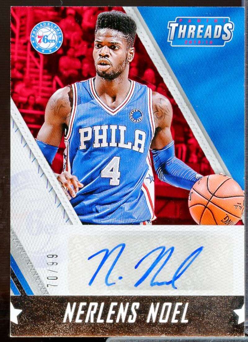 Nerlens Noel Card 2015-16 Panini Threads Signage #36  Image 1