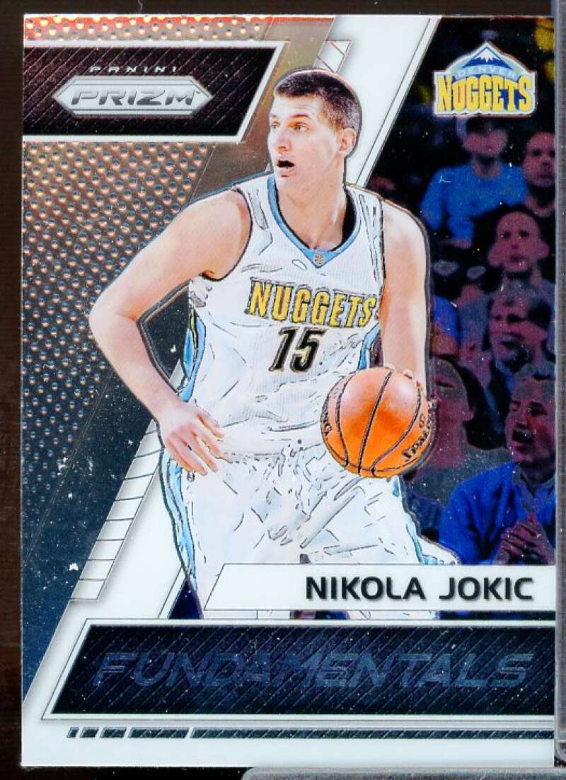 Nikola Jokic Card 2017-18 Panini Prizm Fundamentals #50  Image 1