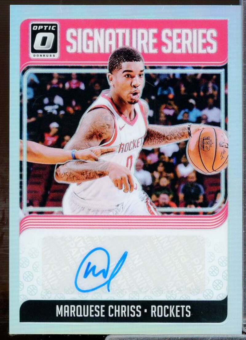 Marquese Chriss Card 2018-19 Donruss Optic Signature Series Holo #5  Image 1