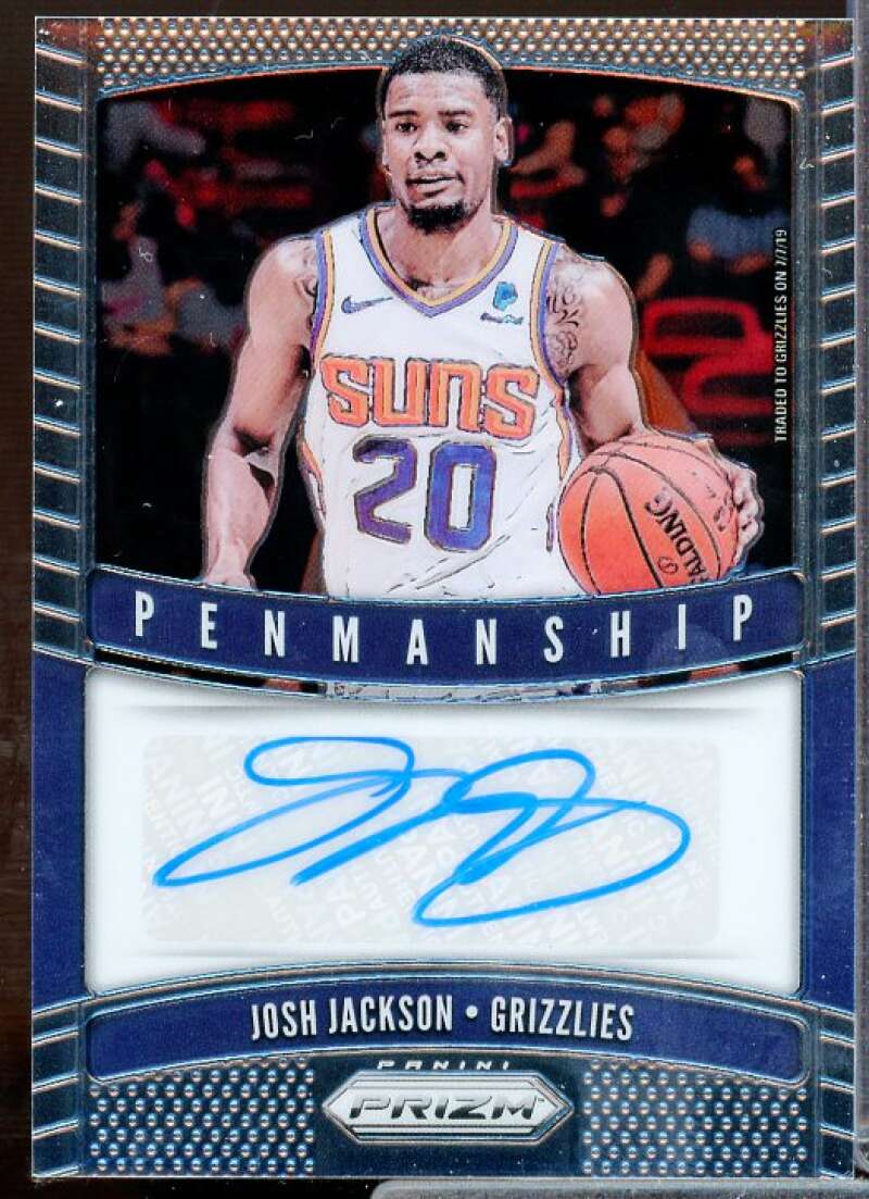 Josh Jackson Card 2019-20 Panini Prizm Penmanship #57  Image 1