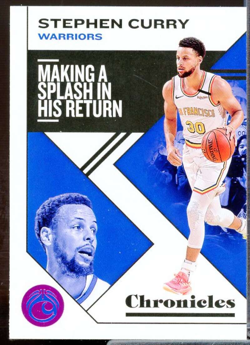 Stephen Curry Card 2019-20 Panini Chronicles Pink #21  Image 1
