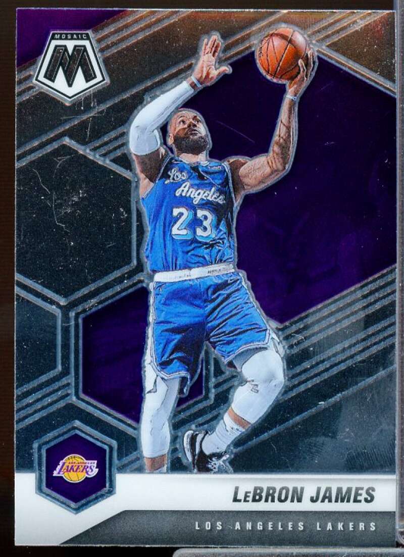 LeBron James Card 2020-21 Panini Mosaic #81  Image 1