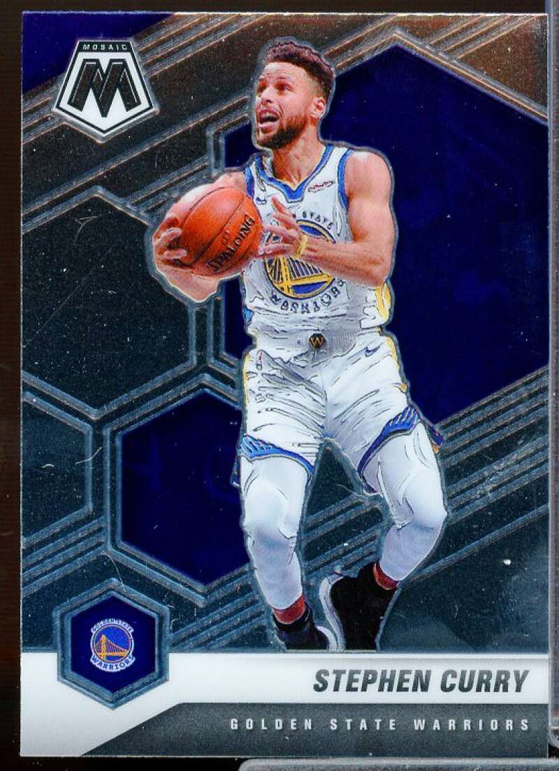 Stephen Curry Card 2020-21 Panini Mosaic #175  Image 1