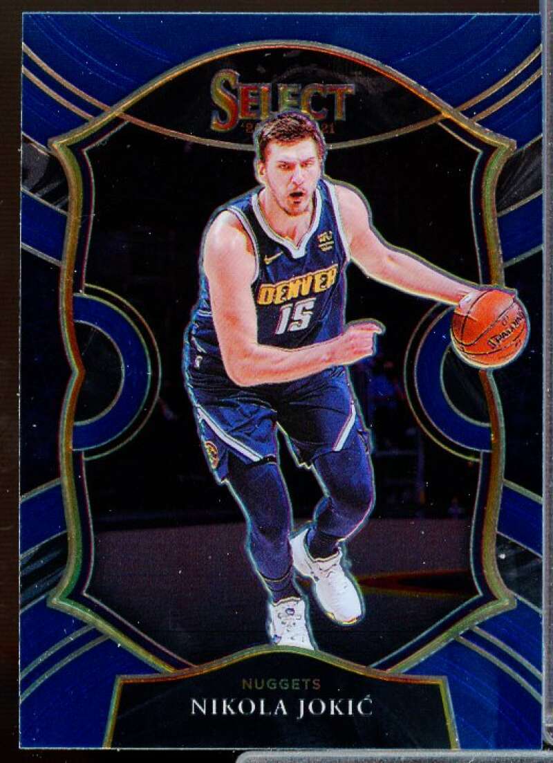 Nikola Jokic Card 2020-21 Select Blue Retail #58  Image 1