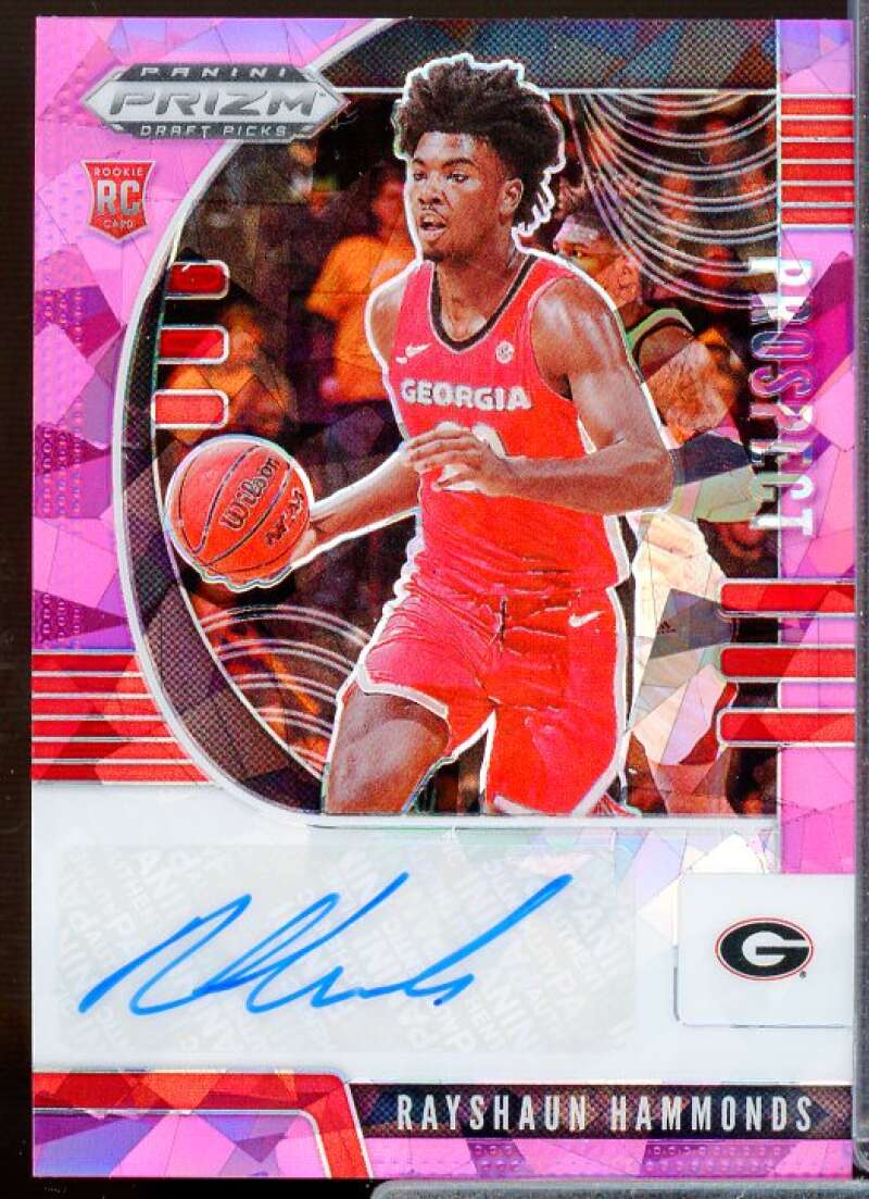 Rayshaun Hammonds Rookie Card 2020 Prizm Draft Picks Prospect AU Pink Ice #54  Image 1