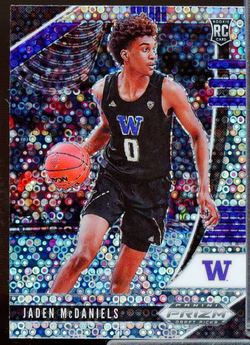 Jaden McDaniels Rookie 2020-21 Panini Prizm Draft Picks Prizms Fast Break #11  Image 1