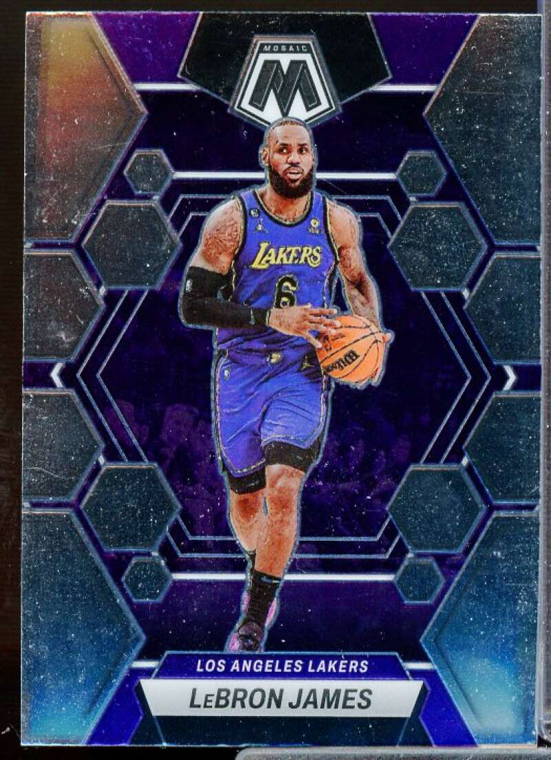 LeBron James Card 2022-23 Panini Mosaic #98  Image 1