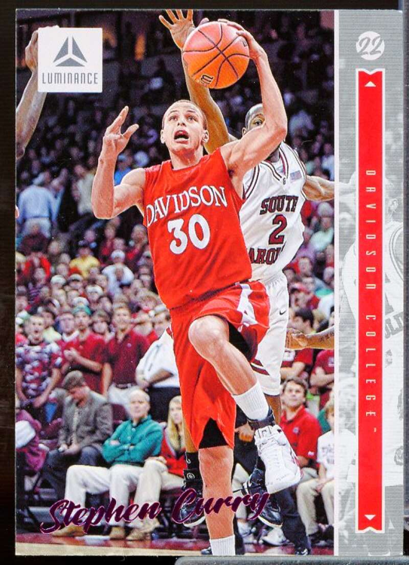 Stephen Curry Card 2022-23 Panini Chronicles Draft Picks Luminance Pink #46  Image 1