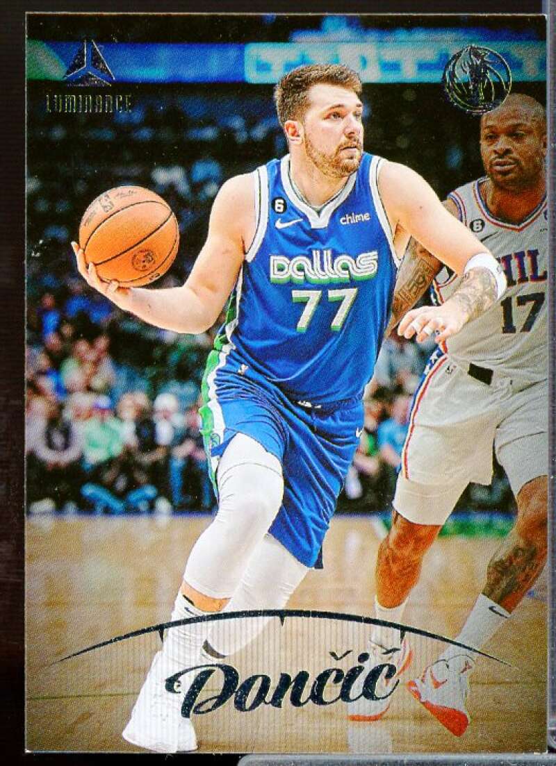 Luka Doncic/Luminance Card 2022-23 Panini Chronicles #143  Image 1