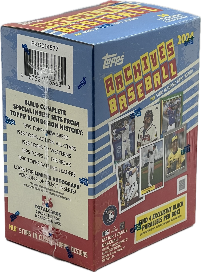 2024 Topps Archives Baseball 7-Pack Blaster Box Image 2