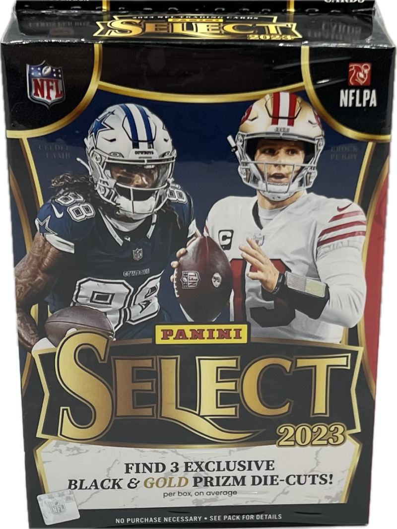 2023 Panini Select Football Hanger Box (Black and Gold Prizm Die-Cuts!) Image 1