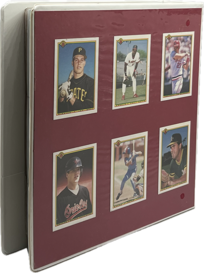 1990 Bowman Baseball Hand Collated Binder Set 1-528 Sammy Sosa Frank Thomas Rookie Image 4