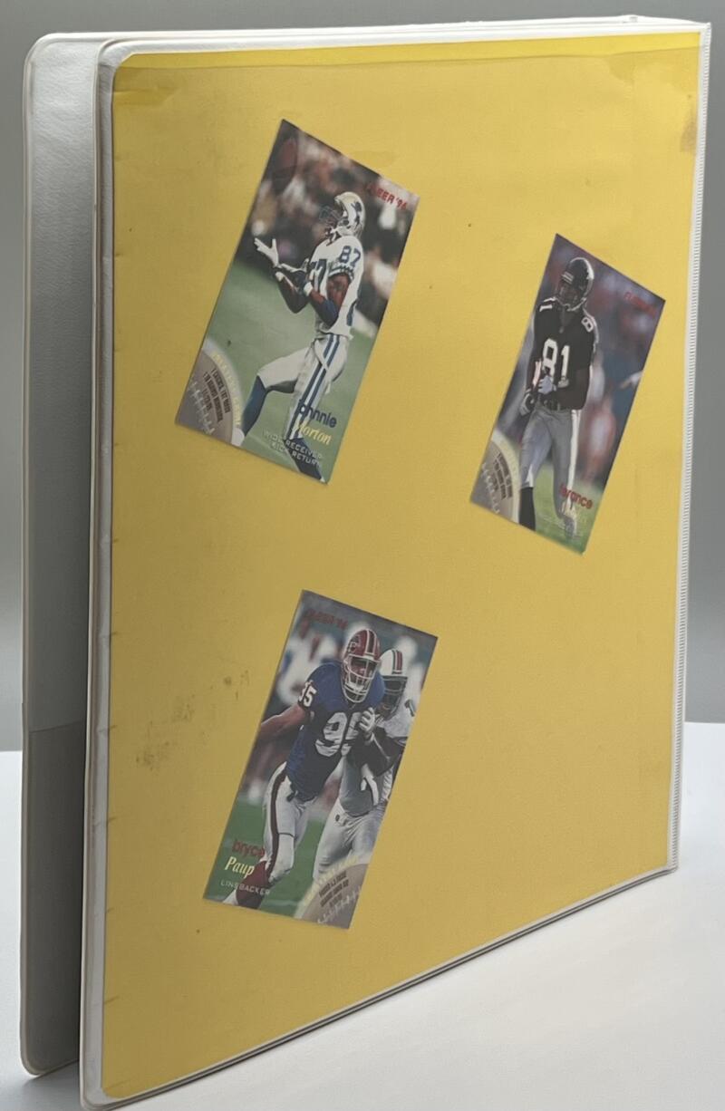 1996 Fleer Football Hand Collated Binder Set 1-200 Image 4