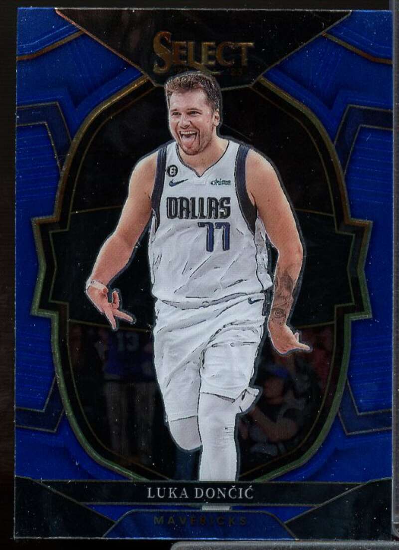 Luka Doncic Card 2022-23 Select Blue #51  Image 1