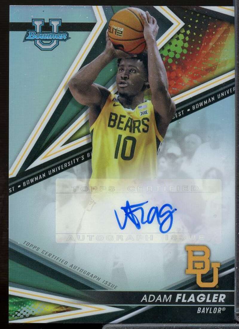 Adam Flagler 2022-23 Bowman's Best University Best of '22 Autographs #BOAAF  Image 1
