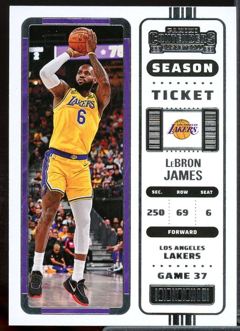 LeBron James Card 2022-23 Panini Contenders #36  Image 1