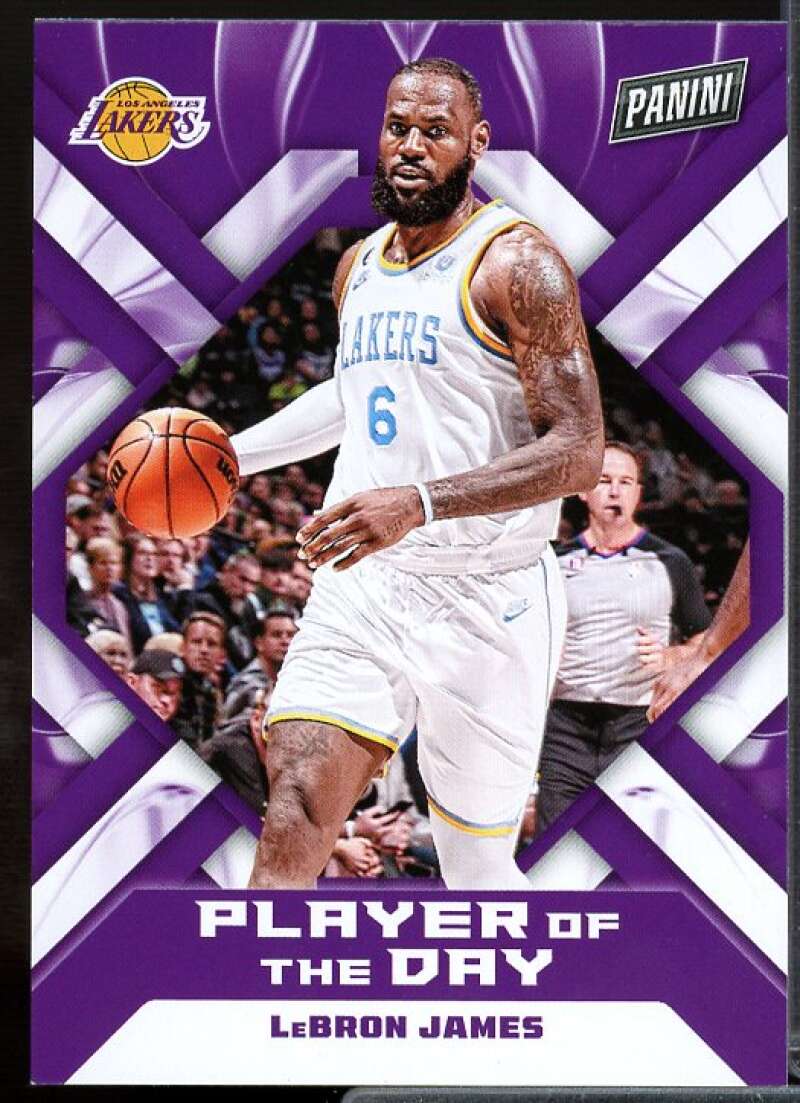 LeBron James Card 2022-23 Panini Player of the Day #37  Image 1