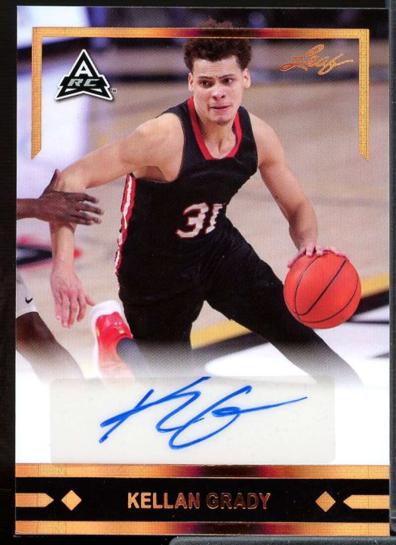 Kellan Grady Rookie Card 2021-22 Leaf Memories '91 Bronze #GLRKG1  Image 1