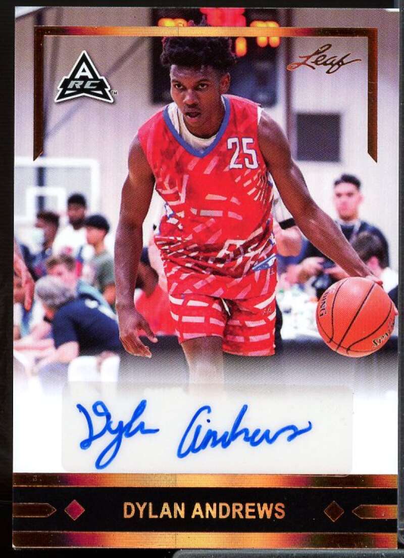 Dylan Andrews Rookie Card 2021-22 Leaf Memories '91 Bronze #GLRDA1  Image 1