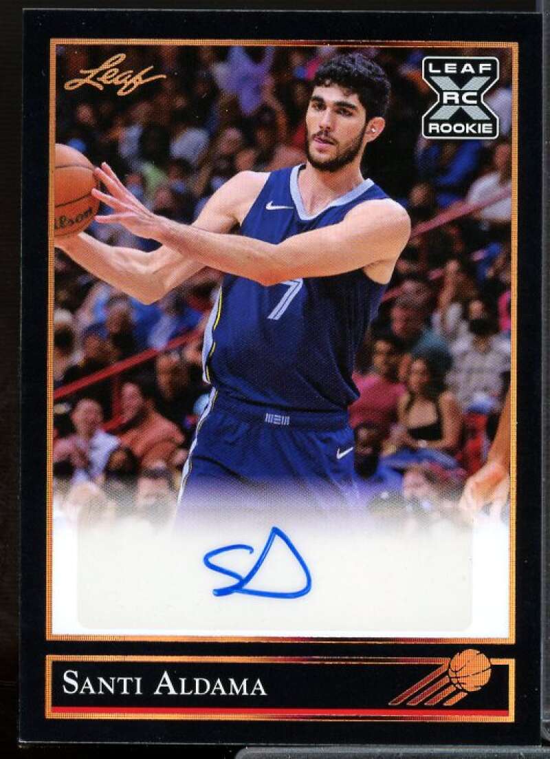 Santi Aldama Rookie Card 2021-22 Leaf Memories '92 Bronze #BGSA1  Image 1