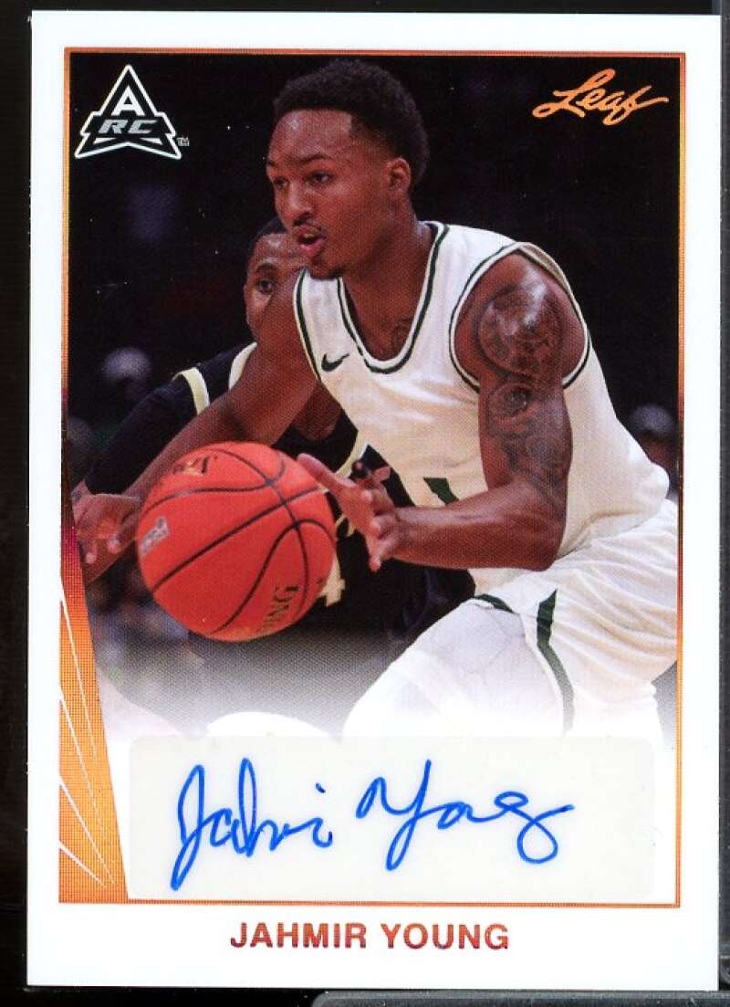 Jahmir Young Rookie Card 2021-22 Leaf Memories '90 Bronze #BAJY1  Image 1