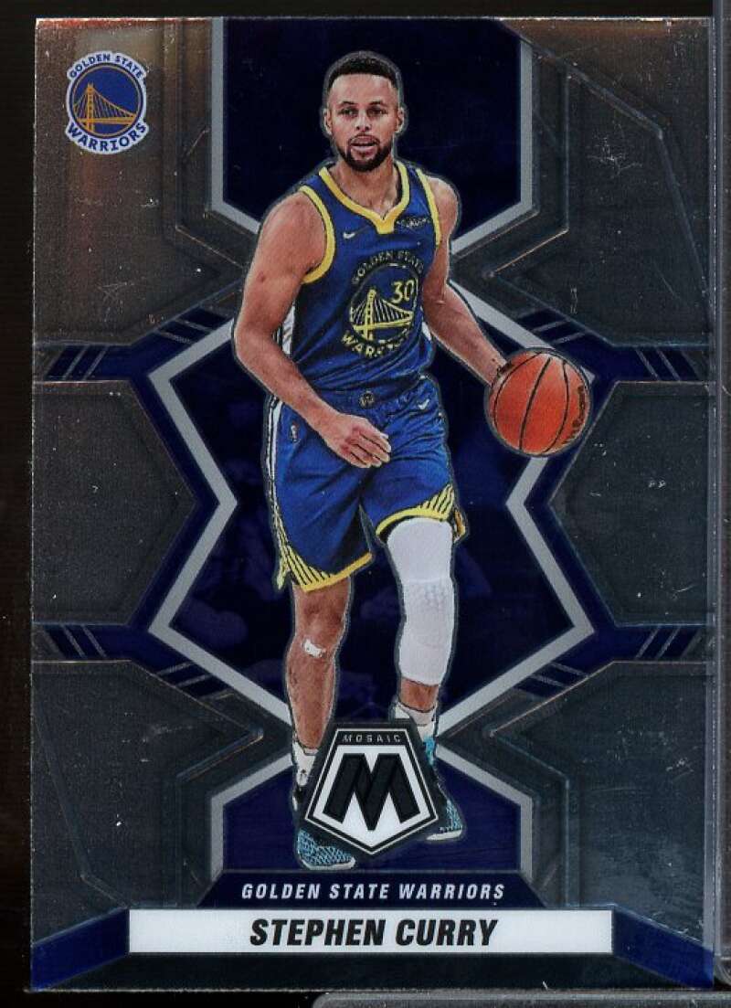 Stephen Curry Card 2021-22 Panini Mosaic #101  Image 1