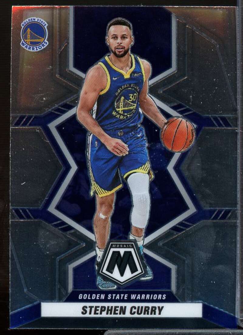 Stephen Curry Card 2021-22 Panini Mosaic #101  Image 1