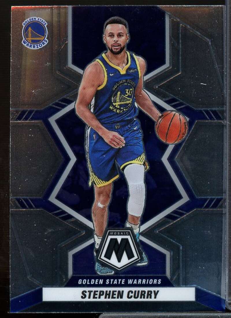 Stephen Curry Card 2021-22 Panini Mosaic #101  Image 1