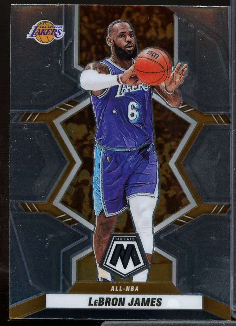 LeBron James ALL Card 2021-22 Panini Mosaic #286  Image 1