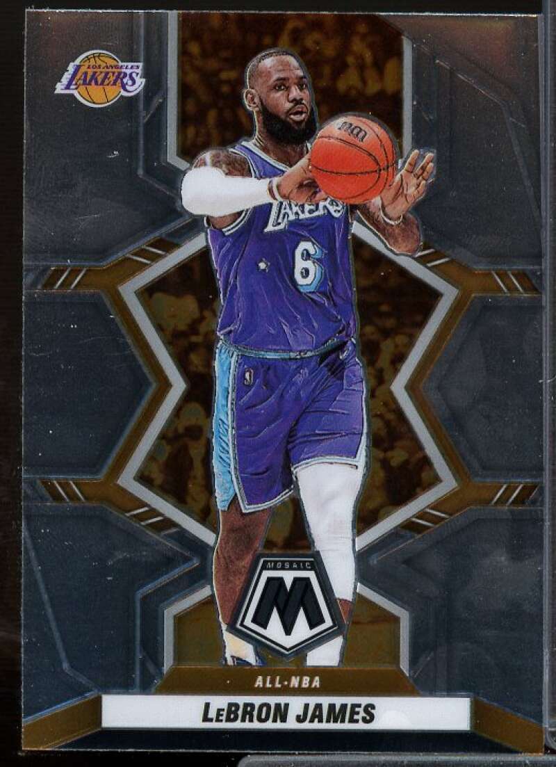 LeBron James ALL Card 2021-22 Panini Mosaic #286  Image 1