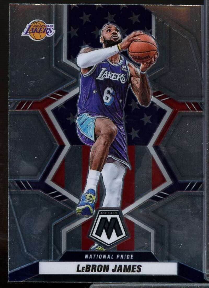 LeBron James NP Card 2021-22 Panini Mosaic #246  Image 1