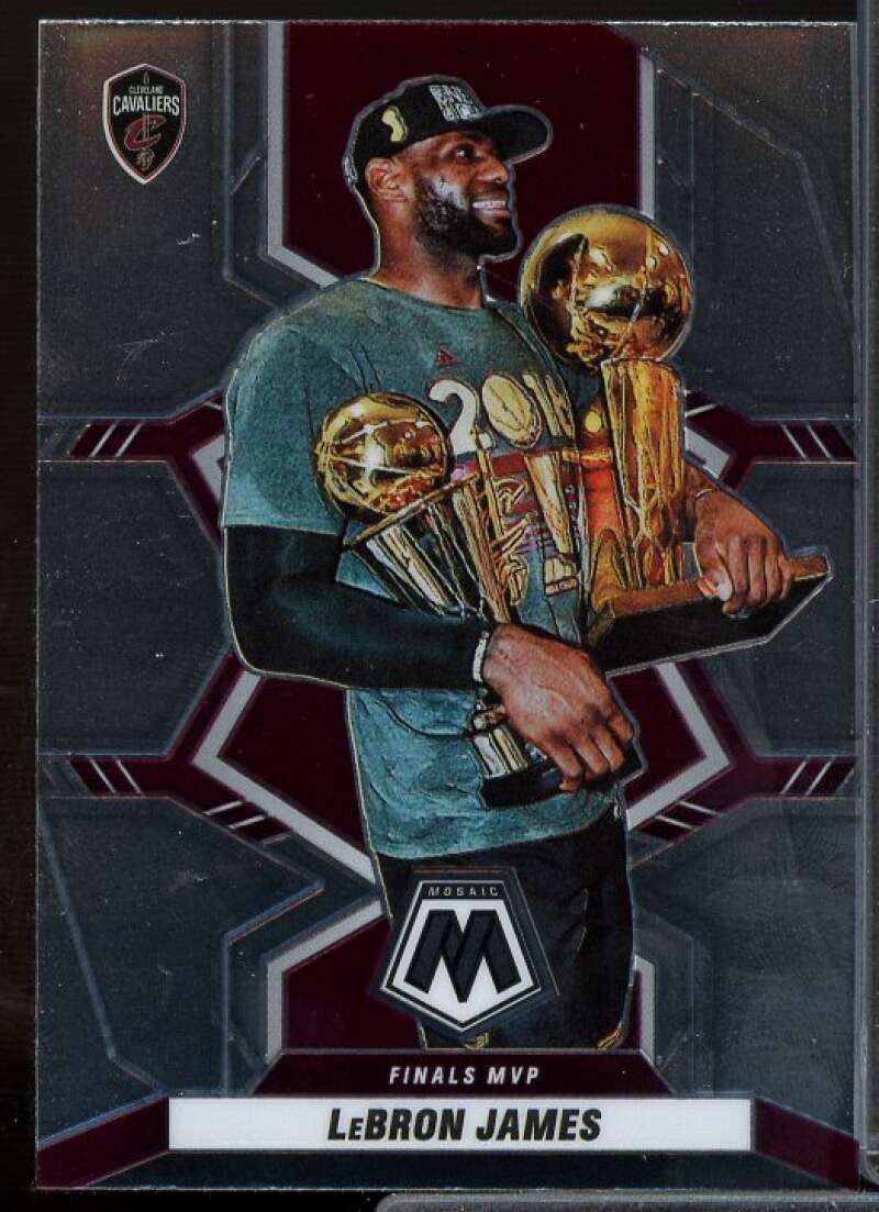 LeBron James MVP Card 2021-22 Panini Mosaic #298  Image 1