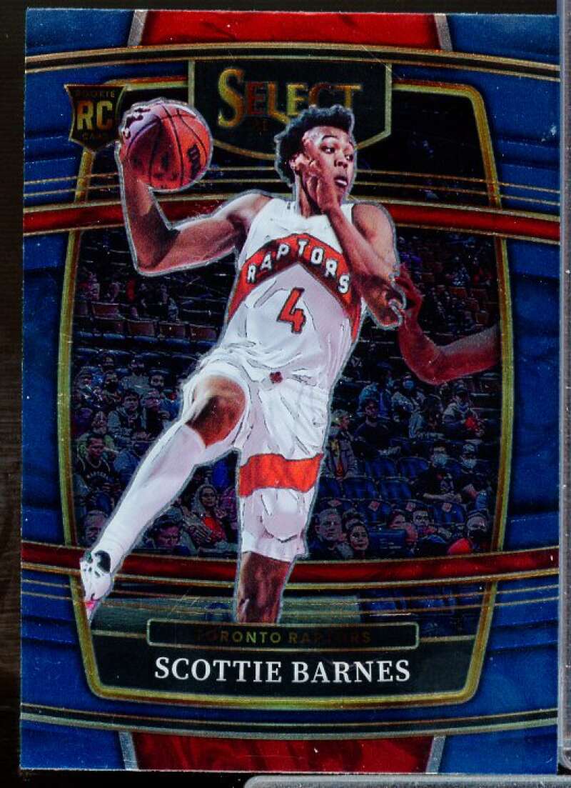 Scottie Barnes Rookie Card 2021-22 Select Blue #74  Image 1
