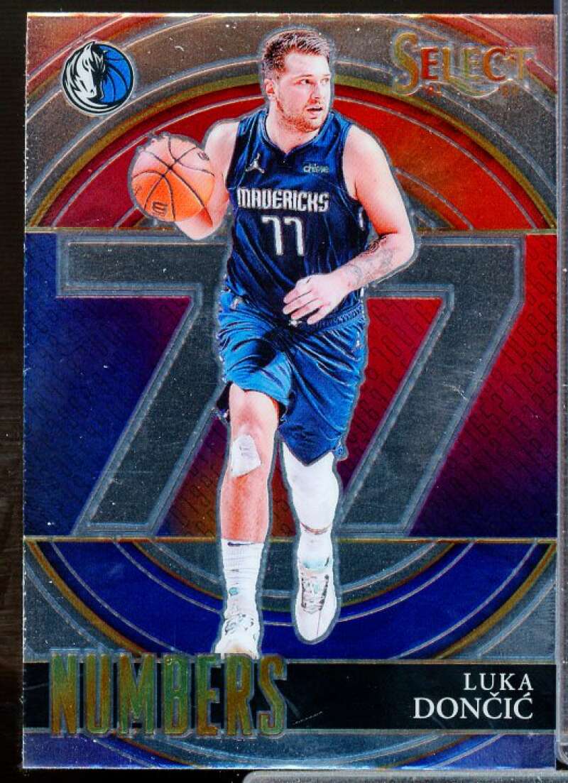 Luka Doncic Card 2021-22 Select Numbers #7  Image 1