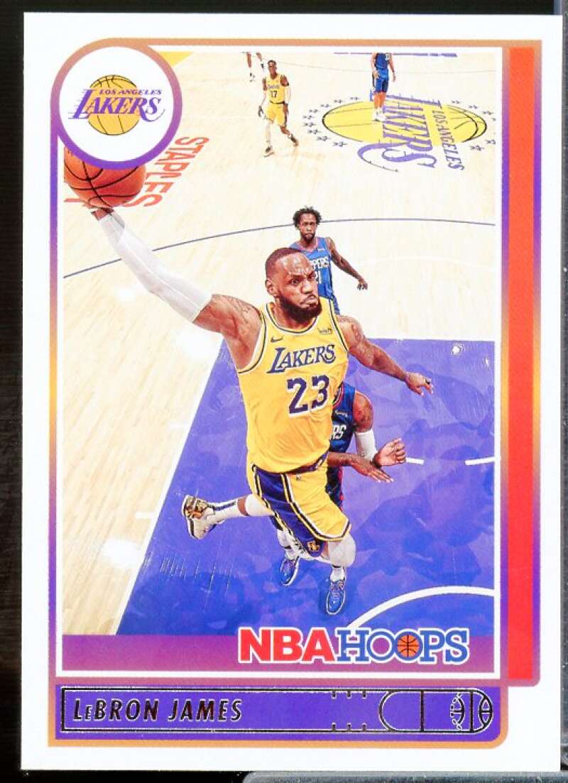 LeBron James Card 2021-22 Hoops #136  Image 1
