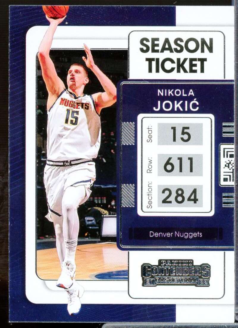 Nikola Jokic Card 2021-22 Panini Contenders #68  Image 1