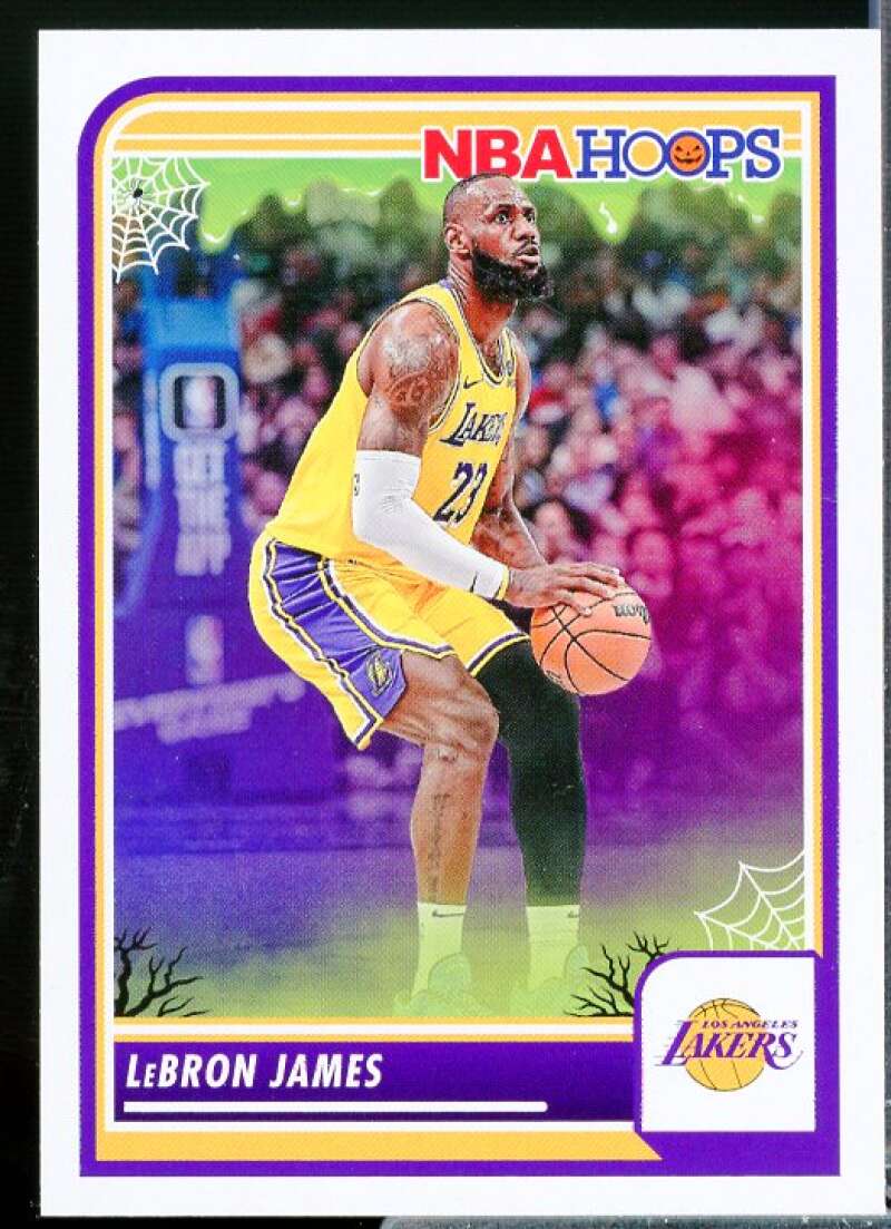 LeBron James Card 2023-24 Hoops Haunted Hoops #149  Image 1