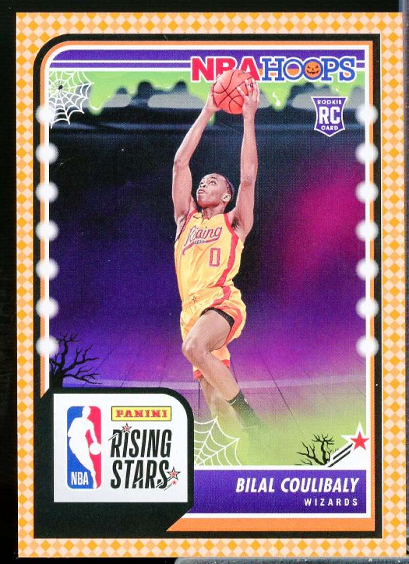 Bilal Coulibaly RS Rookie Card 2023-24 Hoops Haunted Hoops Orange #287  Image 1