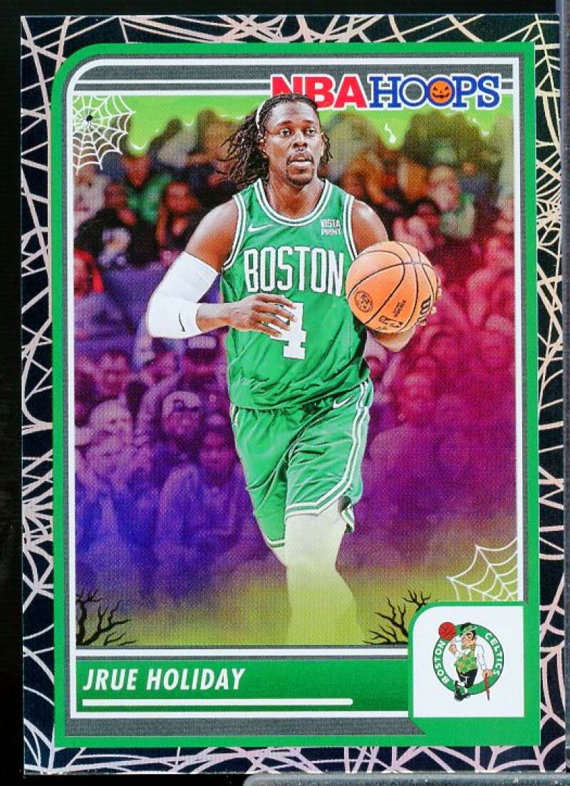 Jrue Holiday Card 2023-24 Hoops Haunted Hoops Holo Webs #59  Image 1