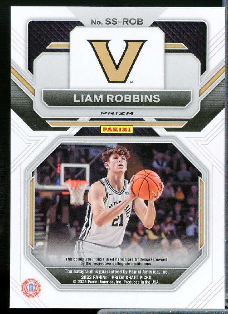 L. Robbins Rookie 2023 Prizm Draft Picks Sensational Signatures Prizm Green #19  Image 2
