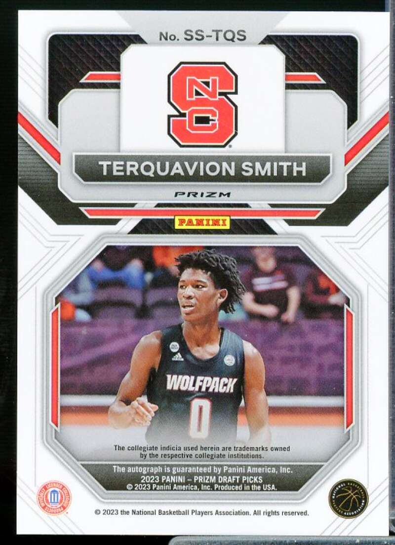 Terquavion Smith Rookie 2023 Prizm Draft Picks Sensational AU Prizms Green #30  Image 2