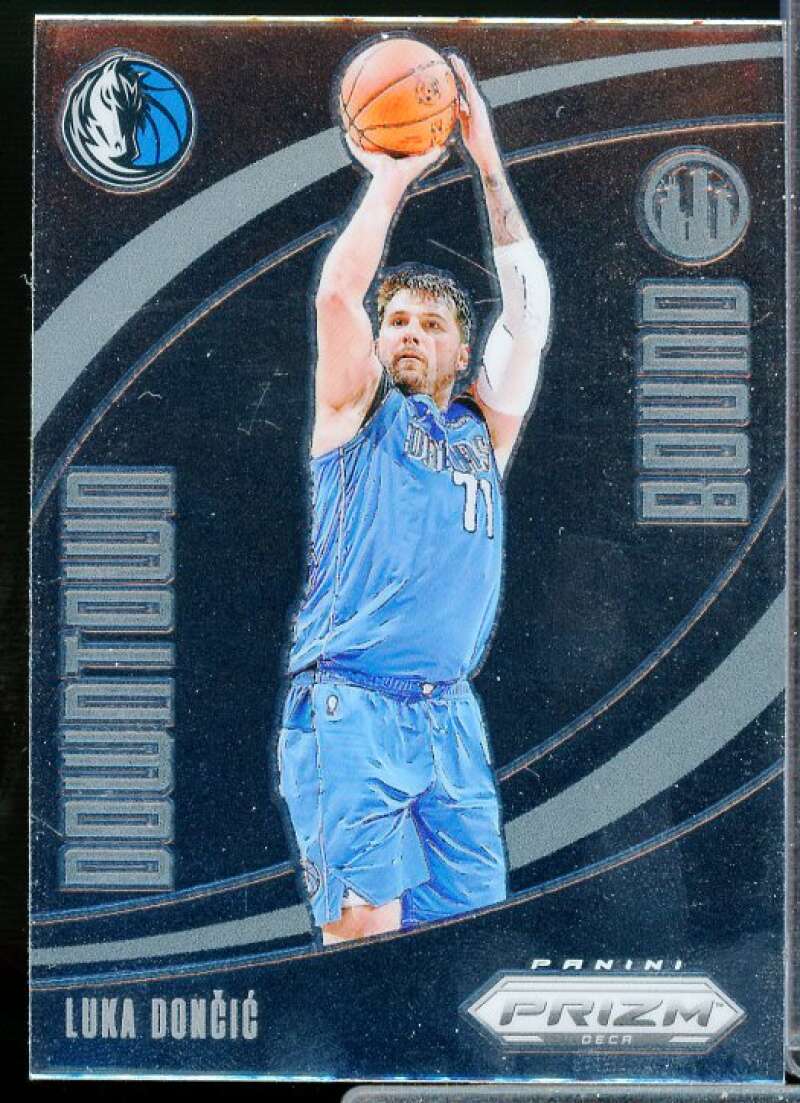 Luka Doncic Card 2023-24 Panini Prizm Deca Downtown Bound #13  Image 1